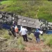Diez muertos en accidente de bus que rodó a un abismo en Santander