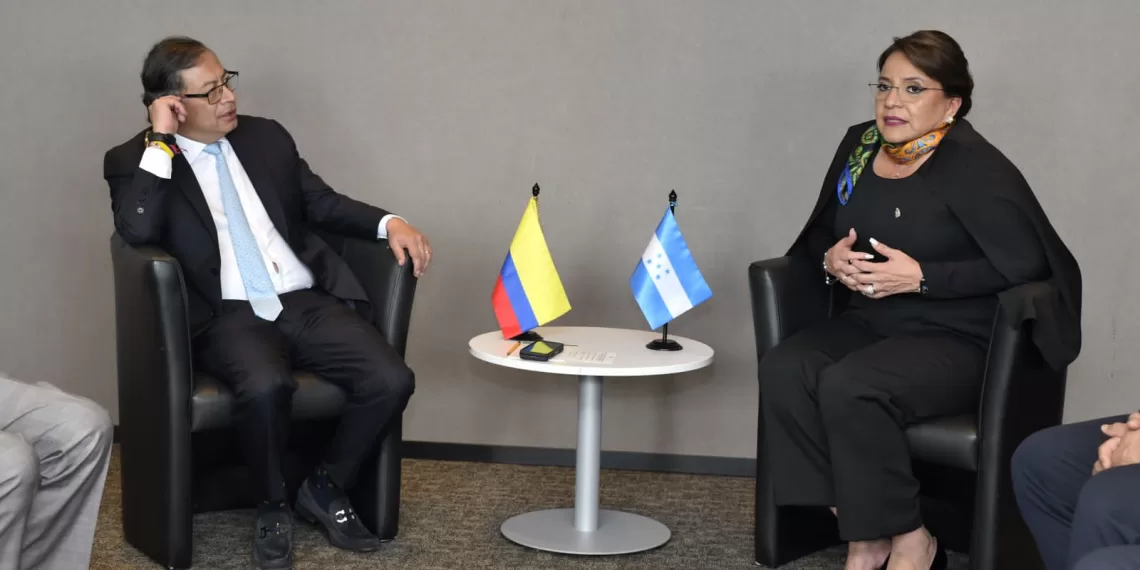 Lo que acordaron los presidentes de Colombia y Honduras