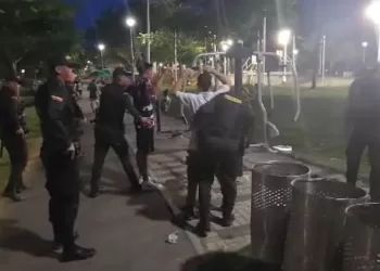 Policía se toma los parques de Bucaramanga