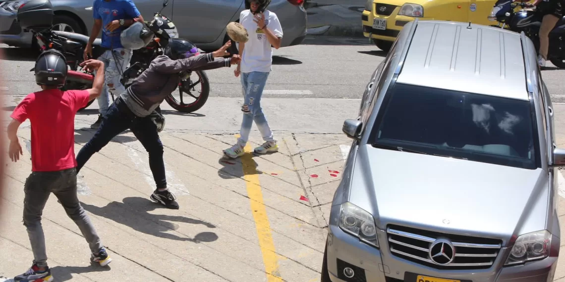 Primeras cinco capturas por actos vandálicos en Bucaramanga