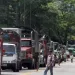 Bloqueada vía a la Costa: comunidad rechaza construcción de relleno sanitario