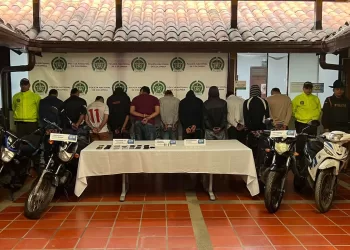 En Floridablanca capturaron a 14 integrantes de la banda “Los Cibernéticos”