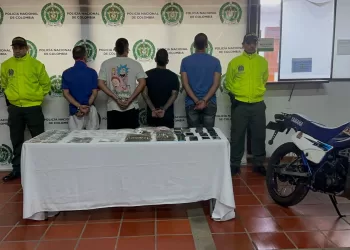 En poder de la policía cayeron los “Chaparros” grupo delincuencial dedicada al tráfico de estupefacientes