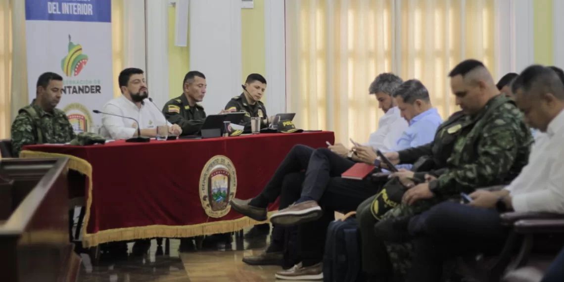 Gobierno de Santander analiza acciones contra la delincuencia en el Magdalena Medio