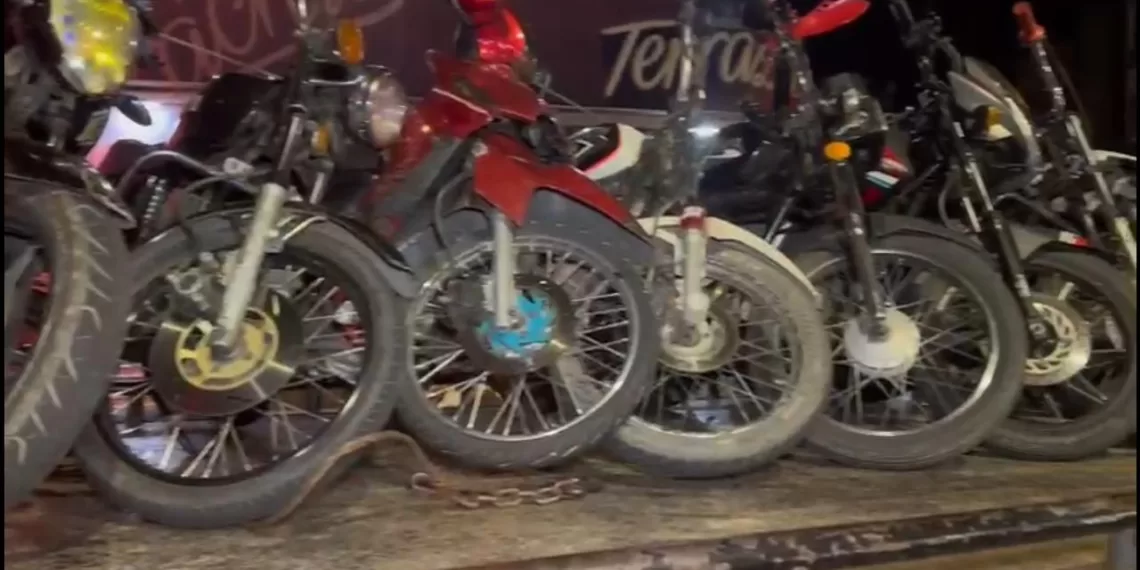 Policía inmovilizó 100 motocicletas en acciones contra “piques” ilegales