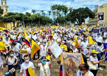 En Bucaramanga se programó marcha de la oposición contra el gobierno Petro