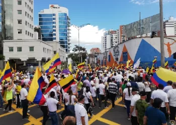 En completo orden transcurrió «la marcha de las mayorías» en Bucaramanga