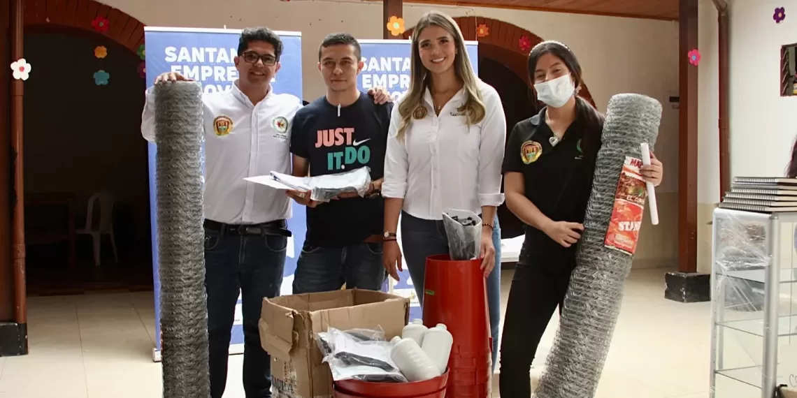 Apoyos de la gobernación para jóvenes emprendedores en las siete provincias de Santander
