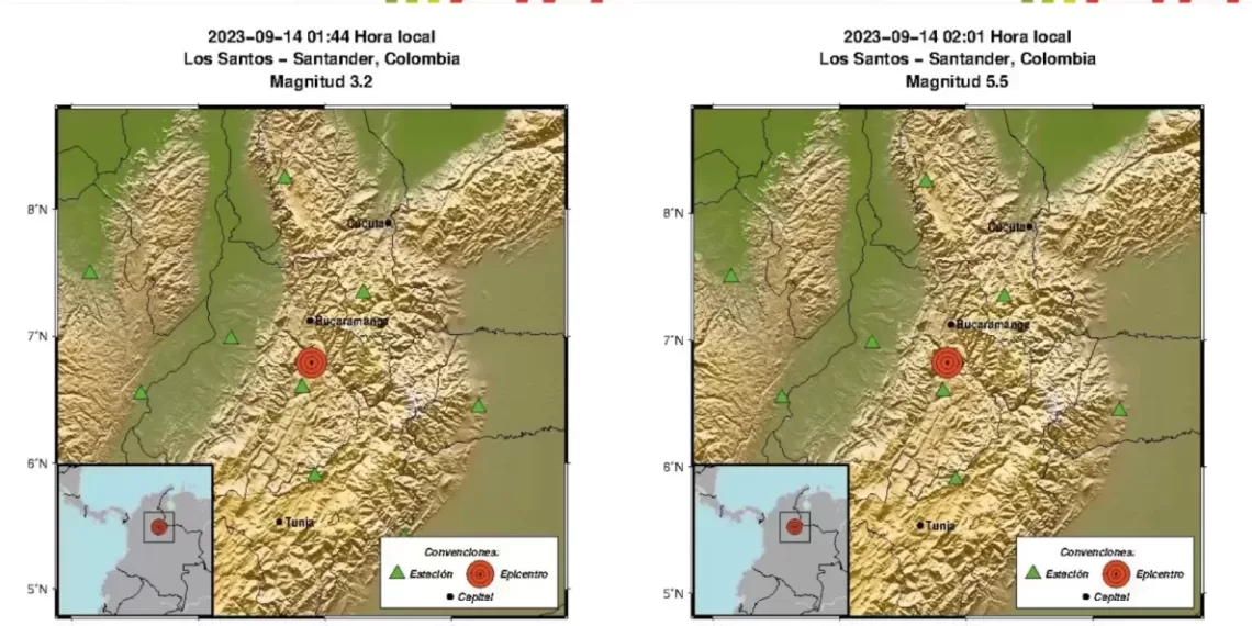El Temblor sacó de la cama a más de un santandereano