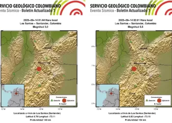 El Temblor sacó de la cama a más de un santandereano