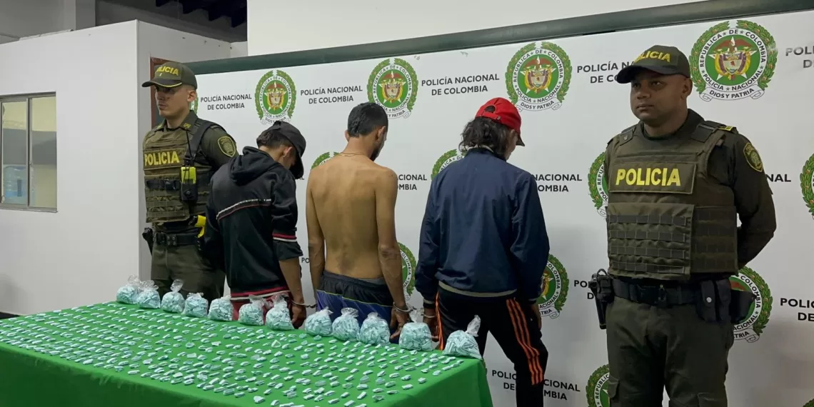 Otra banda dedicada al tráfico de estupefacientes fue capturada por la policía en Girón, Santander