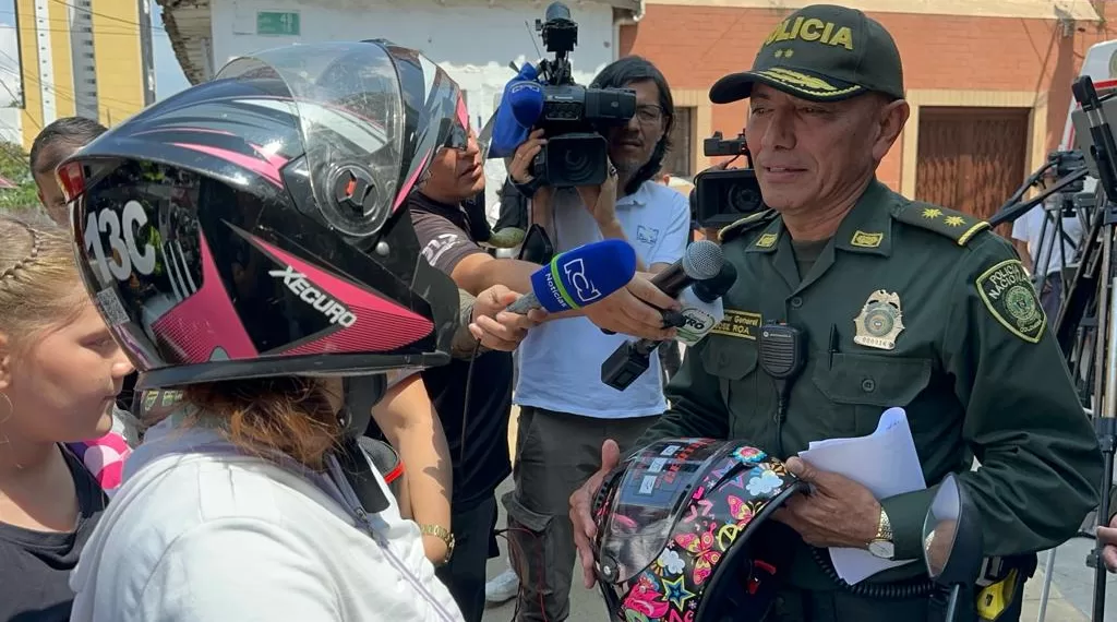 Policía lanzó campaña de prevención vial con motociclistas