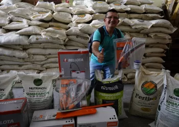 En Santander, víctimas del conflicto armado mejoran sus cultivos con insumos y herramientas