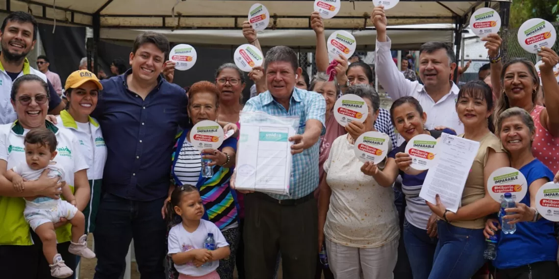 Once barrios y 8 procesos de regularización dejan legalizado el alcalde de Floridablanca durante su periodo de gobierno