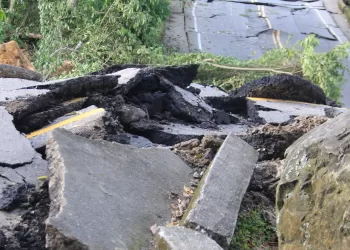 Habilitan vía terciaria por derrumbe en carretera a Barrancabermeja