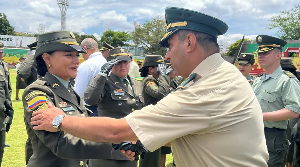 Así fue la ceremonia de ascensos de la Policía en Bucaramanga