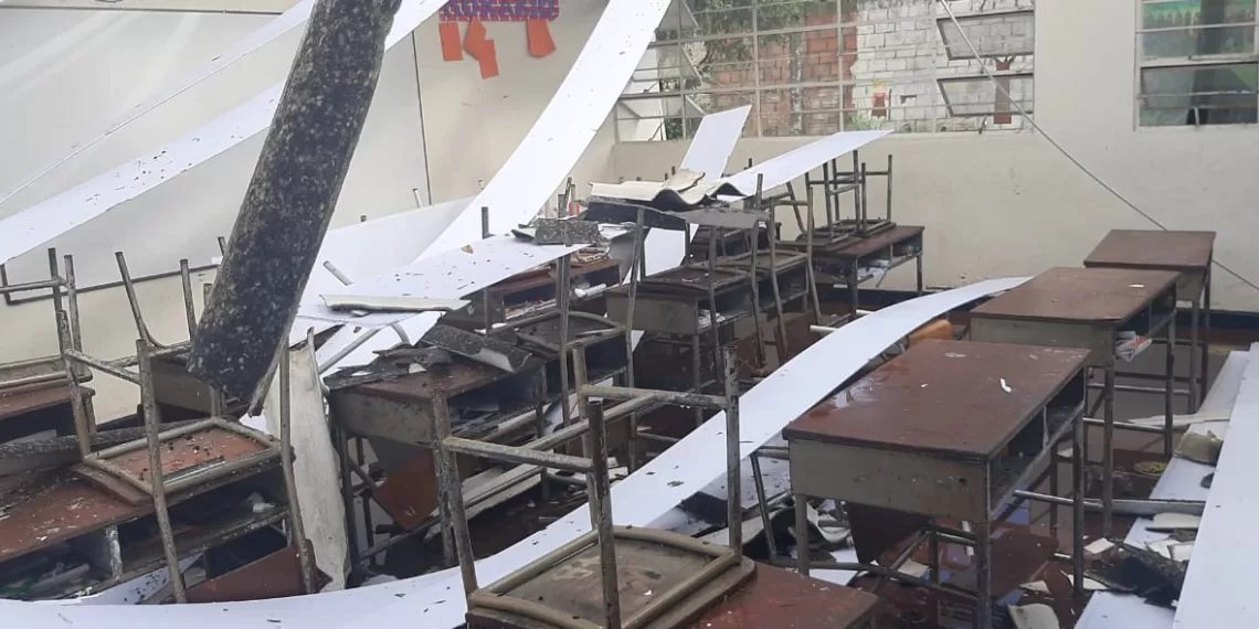 Instituciones educativas, también afectadas por lluvias en Charalá