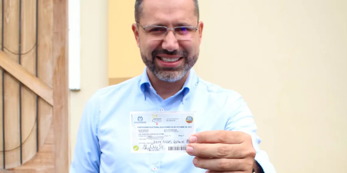 Jaime Beltrán es el alcalde electo de Bucaramanga