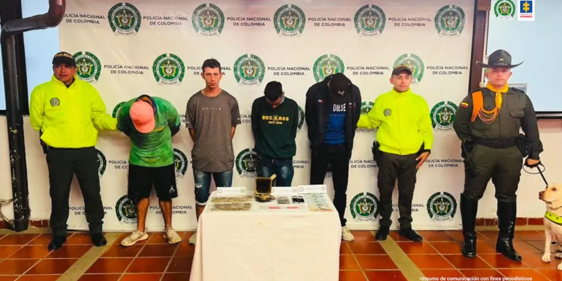 A la cárcel banda que usaba menores para vender estupefacientes en Floridablanca