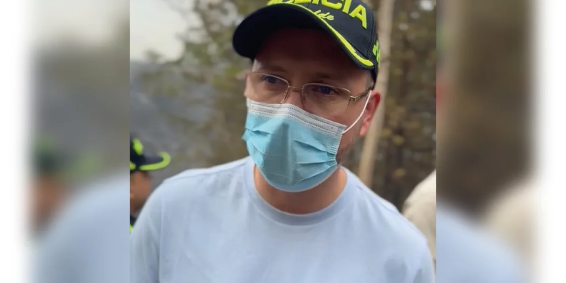 Pánico en Condominio Ruiotoque por el avance tan rápido de las llamas que están cerca al conjunto Balmoral donde están evacuando las viviendas