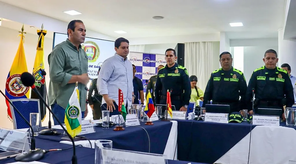 En primer consejo de seguridad precedido por el gobernador de Santander se adoptaron acciones para devolver seguridad a la zona del Magdalena Medio