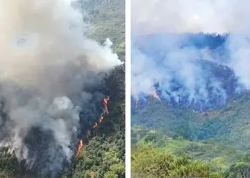 Sigue la alerta por incendios forestales en Santander