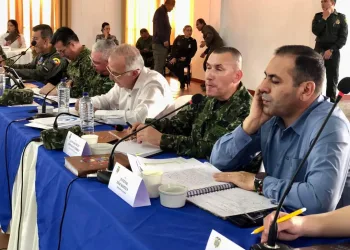 Avanzan consejos de seguridad en Santander, con el Ministro de Defensa