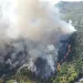 Con apoyo del Ministerio de Defensa bomberos de Bucaramanga, Floridablanca y Piedecuesta tratan de apagar incendio forestal