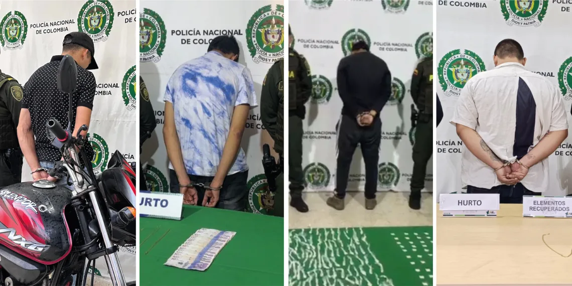 En el Área Metropolitana de Bucaramanga Policía Nacional no le da tregua a la criminalidad