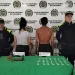 En asentamiento humano de Floridablanca, Policía captura a pareja por tráfico de estupefacientes