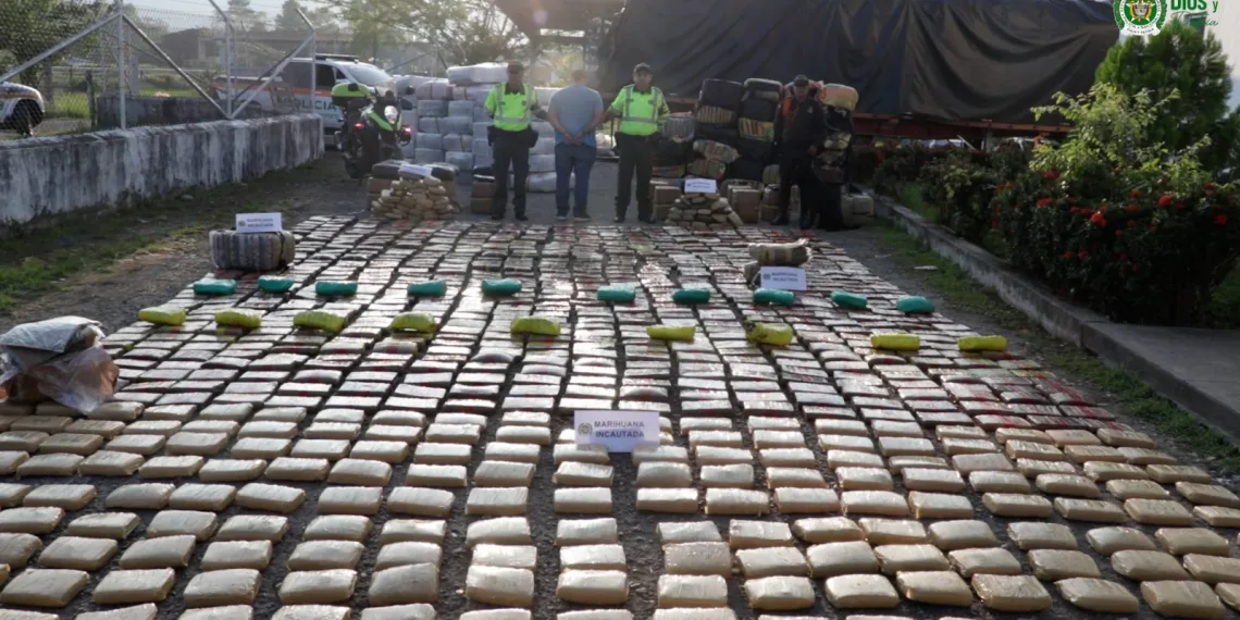 Autoridades decomisaron cerca de cuatro toneladas de marihuana en carreteras de Santander