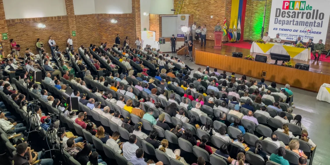 Elaboración del Plan de Desarrollo de Santander continúa su recorrido por las Provincias, esta vez el turno fue para la de Vélez
