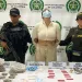 En Bucaramanga policía capturó a una mujer con estupefacientes y dos armas de fuego en su poder
