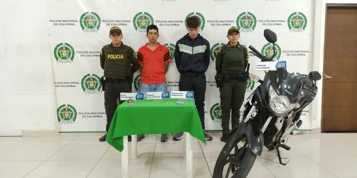 Capturan a dos raponeros en el barrio Antonia Santos de Bucaramanga