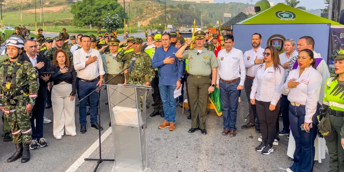 Gobernador de Santander anuncia piloto de seguridad para blindar el departamento en Semana Santa
