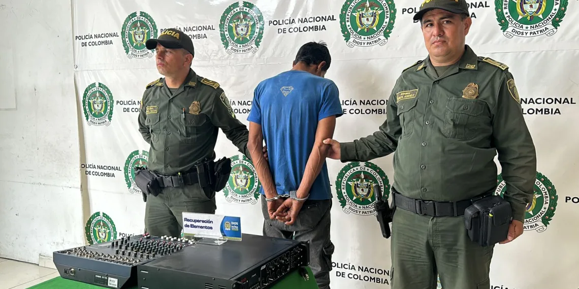 Ladrón que entró a robar a una iglesia de Bucaramanga fue capturado, gracias al botón de pánico activado para contrarrestar el hampa