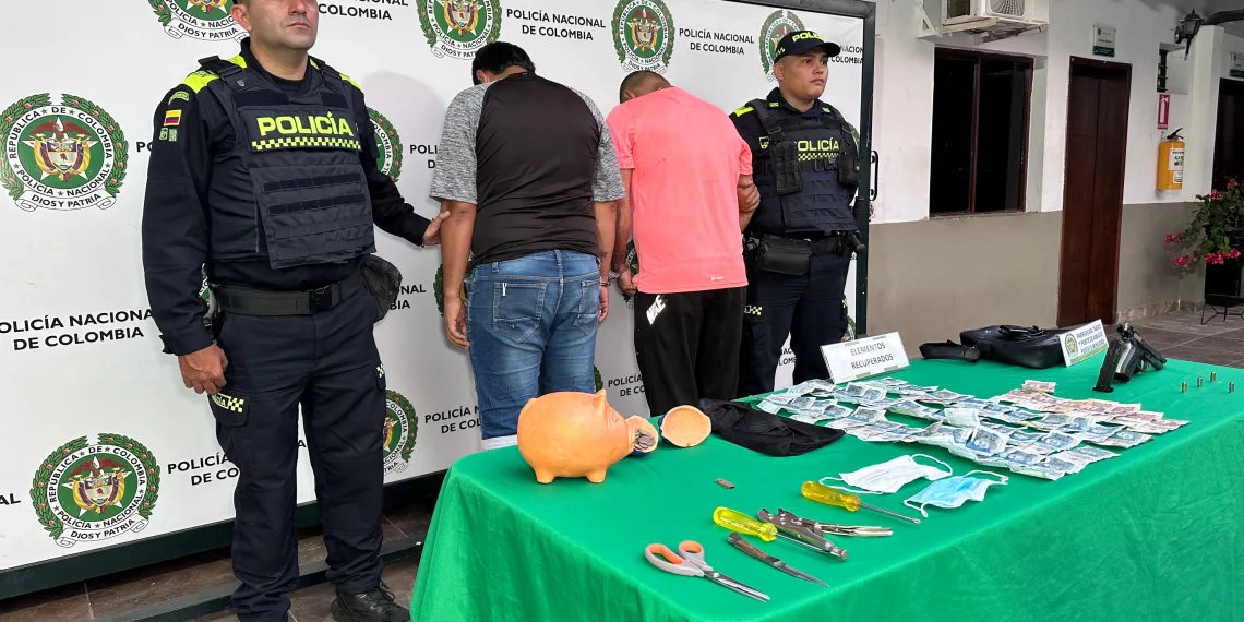 Capturan banda de apartamenteros en un barrio de Girón, Santander  