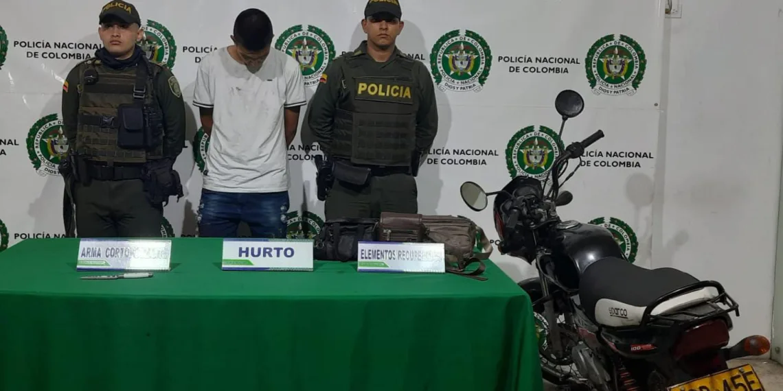 Ladrones de motos fueron capturados en el barrio Gaitán de Bucaramanga  