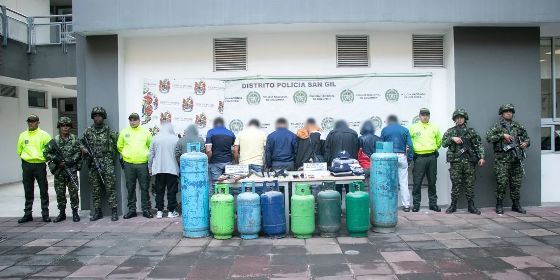 Policía de Santander logra la desarticulación de peligrosa banda delincuencial los “Olimpo”