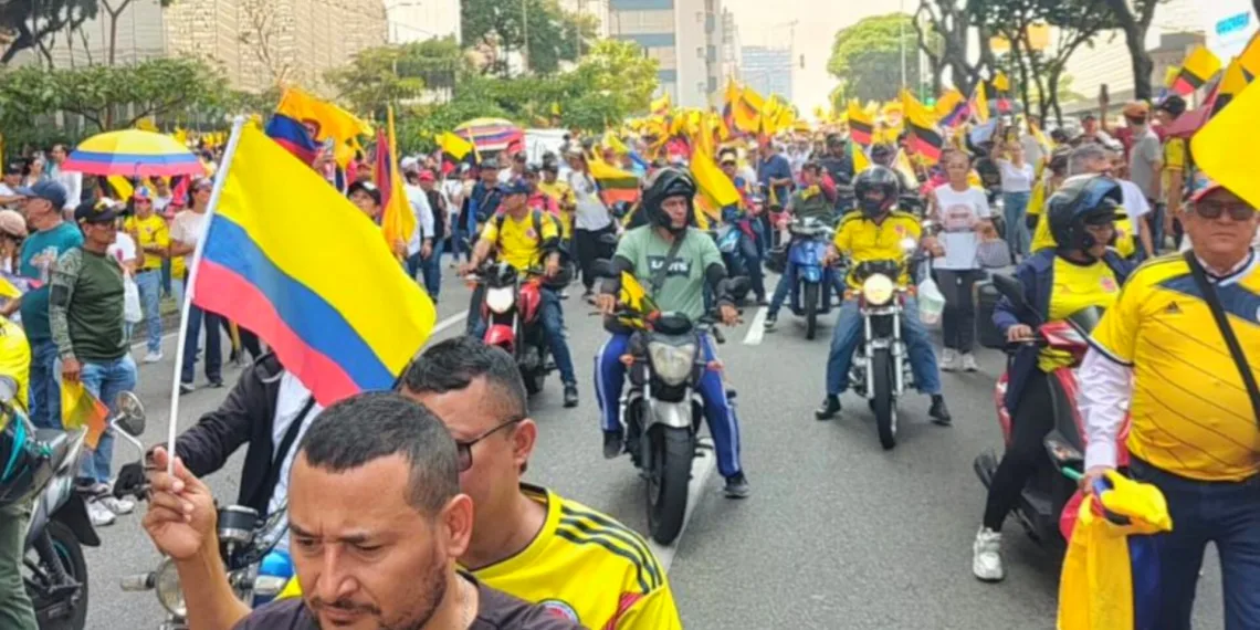Bucaramanga se unió a la marcha nacional contra el gobierno de Petro     