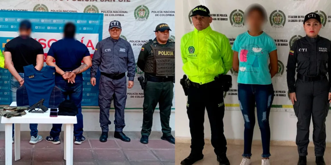 En San Gil, policía desarticuló la banda delincuencial los “Adress”. Cuatro personas fueron capturadas  