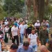 Feligresía religiosa sube en procesión al cerro de Morrorico, en Bucaramanga    