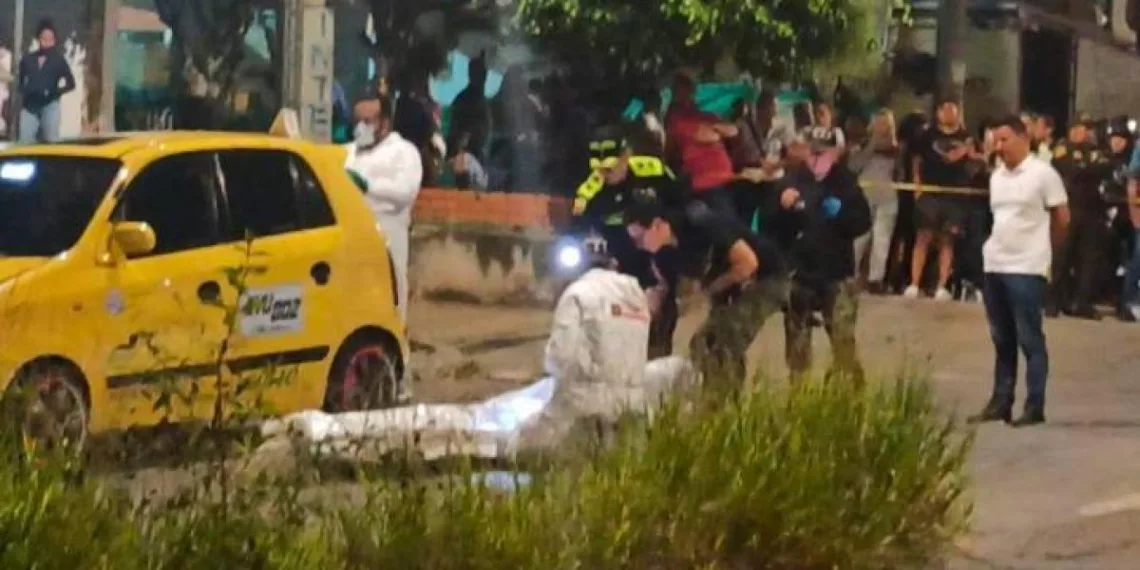 Hallaron a un taxista muerto en su vehículo, cerca al barrio Las Villas, en Floridablanca