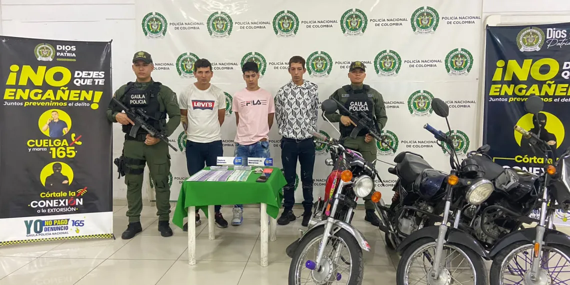 En Bucaramanga cayeron tres extorsionistas que decían ser del “Tren de Aragua”