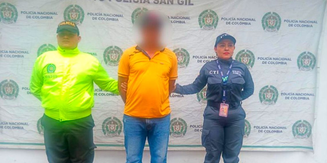Capturan en San Gil hombre de 55 años por los delitos de tráfico de niños, niñas y adolescentes y acceso carnal abusivo con menor 14 años 