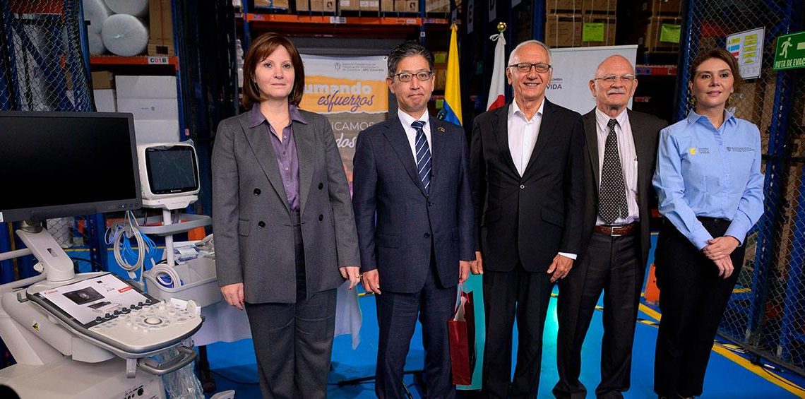 Japón donó a Colombia más de 100 equipos biomédicos para reforzar centros de salud de zonas alejadas del país, incluyendo a Santander