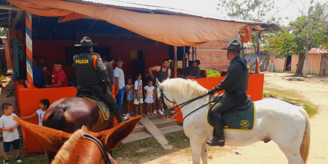 Policía de Carabineros de Santander respondió en Semana Santa a la convivencia pacífica en zona rural