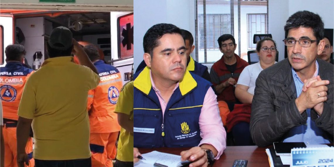 Equipo liderado por Gestión del Riesgo de Santander, atiende emergencia en California, donde 3 mineros fallecieron