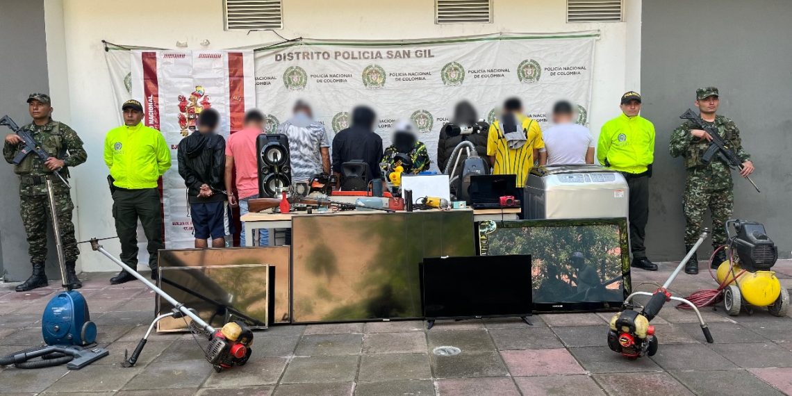 Desarticulado el grupo delincuencial común organizado “ARTEMISA”, dedicado al robo a residencias en municipios del Sur de Santander