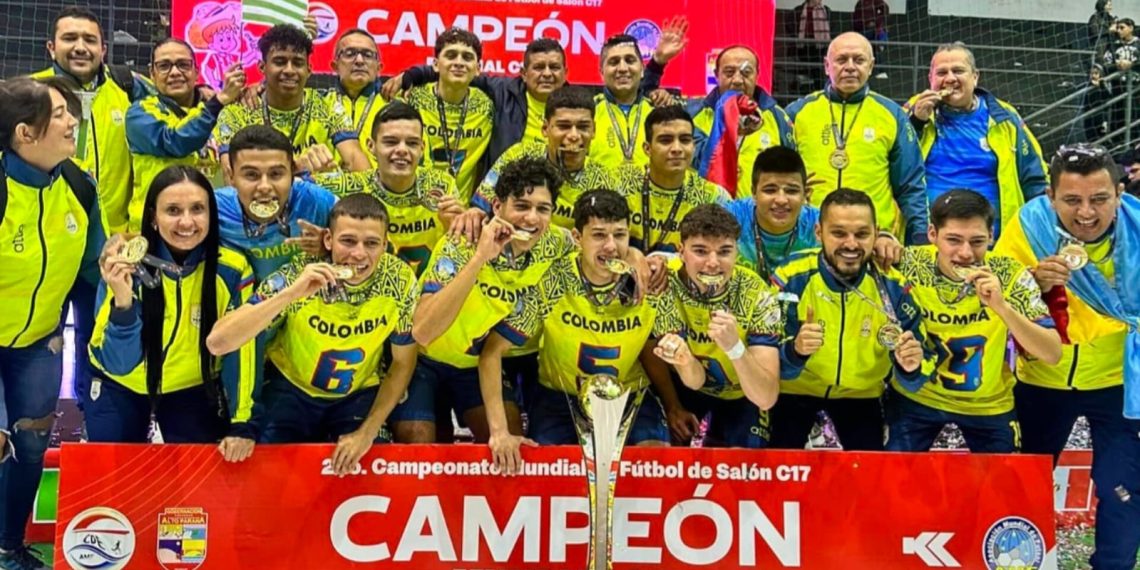 Colombia, campeón del Mundial de Fútbol de Salón categoría Sub 17